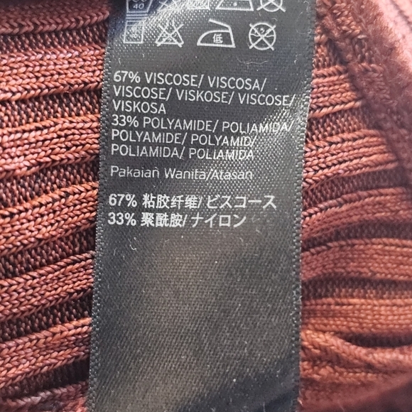 NWT TOPSHOP Asymmetrical Ribbed Sweater - Picture 12 of 15